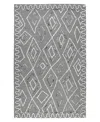 Amer Rugs Berlin Ber7 8'x10' Area Rug In Charcoal