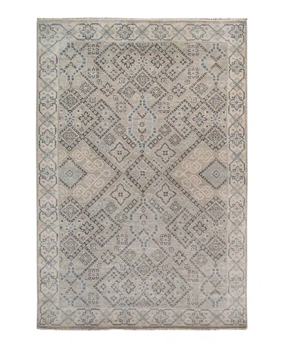 Amer Rugs Blu Blu-37 Area Rug, 2' X 3' In Silver