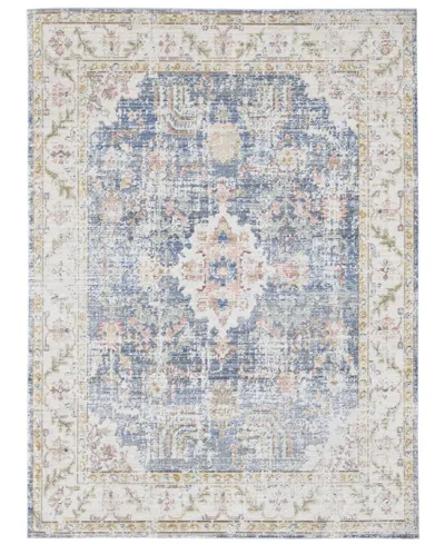 Amer Rugs Century Cen-18 Indigo 2'6" X 8' Runner Rug In Multi
