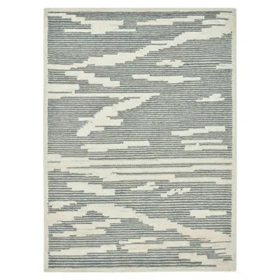 Amer Rugs Chic Handwoven Silk Orange Rug In White;gray