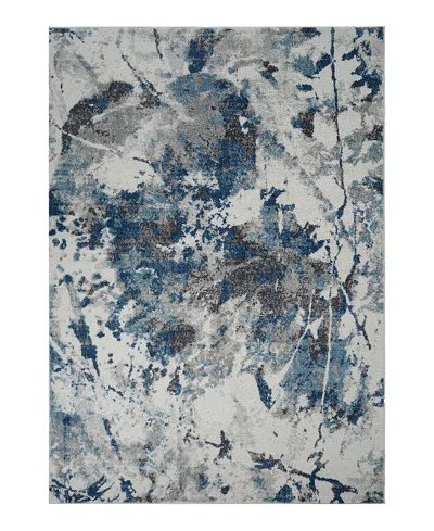 Amer Rugs Clifton Clf1 Area Rug, 8'10 X 11'9 In Ivory/blue