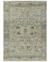 Amer Rugs Craft Classic Bordered Hand-knotted Wool Rug In Gray
