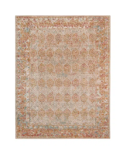 Amer Rugs Eternal Ete-16 Beige/rust 5'7" X 7'6" Area Rug In Multi