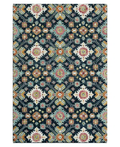 Amer Rugs Jackson Jac3 5'x8' Area Rug In Navy