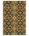 Amer Rugs Jackson Jac4 4'x6' Area Rug In Brown