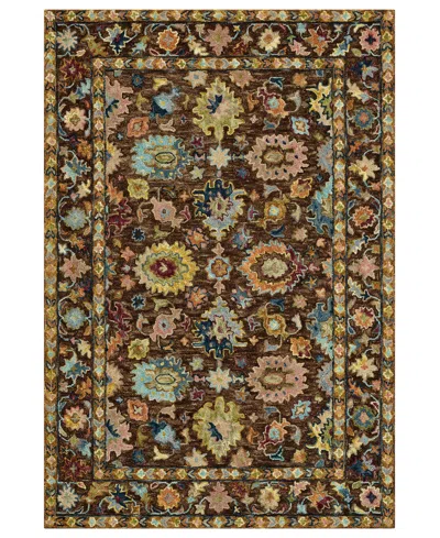 Amer Rugs Jackson Jac6 5'x8' Area Rug In Brown