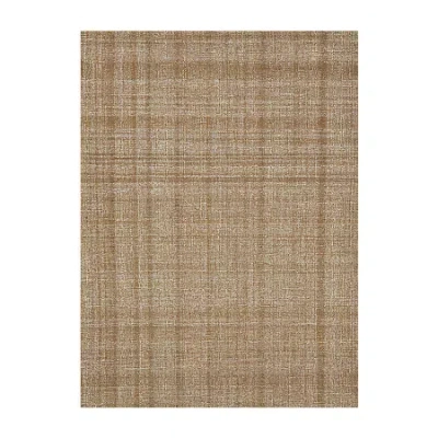 Amer Rugs Laurel Plaid Hand Tufted Indoor Rectangular Area Rug In Orange