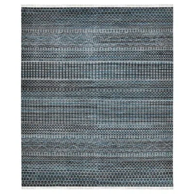 Amer Rugs Legacy Handmade Hand-knotted Area Rug In Blue/gray In Blue;gray