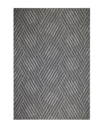 Amer Rugs Maryland Indoor, Outdoor Mry2 8' X 10' Area Rug In Slate