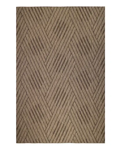 Amer Rugs Maryland Indoor, Outdoor Mry3 5'3" X 8' Area Rug In Beige