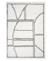 Amer Rugs Monotone Mnt1 5'x8' Area Rug In White