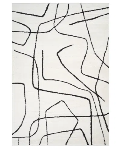 Amer Rugs Monotone Mnt10 5'x8' Area Rug In Ivory