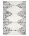 Amer Rugs Monotone Mnt2 5'x8' Area Rug In White