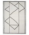 Amer Rugs Monotone Mnt9 5'x8' Area Rug In Ivory