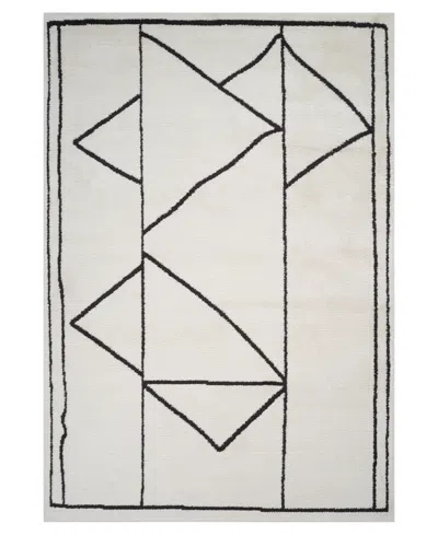 Amer Rugs Monotone Mnt9 8'x10' Area Rug In Ivory