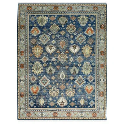 Amer Rugs Oriental Handmade Hand-knotted Area Rug In Blue/gray In Blue;gray