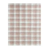 Amer Rugs Travelia Kae Plaid Hand Tufted Indoor Rectangular Accent Rug In Pink
