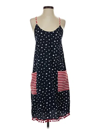Pre-owned America & Beyond Casual Dress In Blue