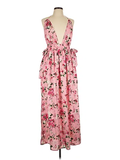 Pre-owned America & Beyond Casual Dress In Pink