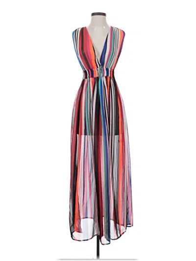 Pre-owned America & Beyond Casual Dress In Red