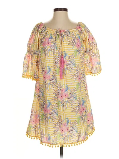 America & Beyond Casual Dress In Yellow