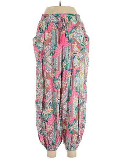 Pre-owned America & Beyond Casual Pants In Pink