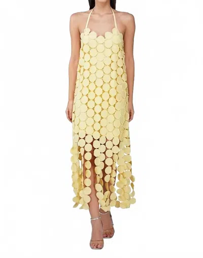 America & Beyond Circle Radiance Dress In Butter Yellow Opal