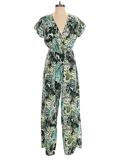 Pre-owned America & Beyond Jumpsuit In Green