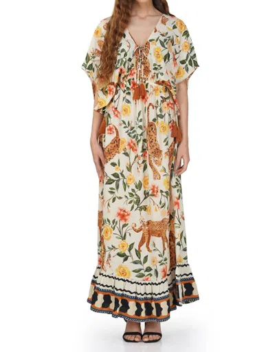 America & Beyond Jungle Maxi Dress In Cheetah In Multi