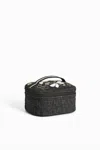 America & Beyond Women's Bee Brave Travel Make Up Bag In Black In Black