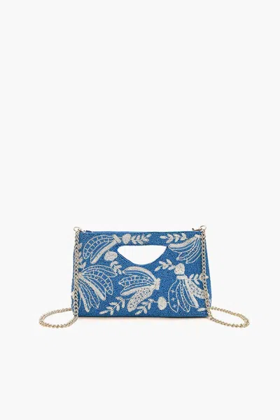 America & Beyond Women's Nana Beaded Handbag In Blue