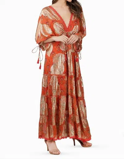 America & Beyond Women's Reversible Maxi Dress In Multi Color