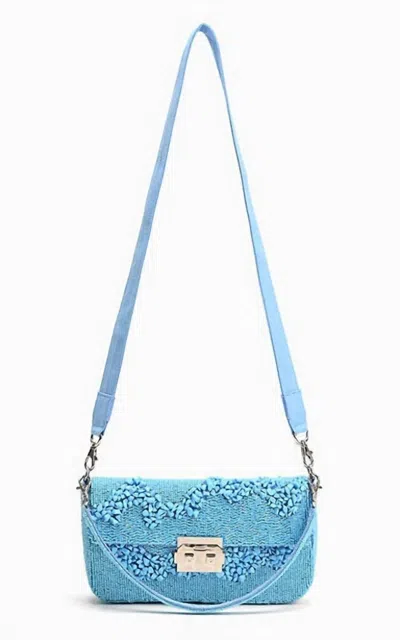 America & Beyond Women's Skyline Shoulder Bag In Azure Blue