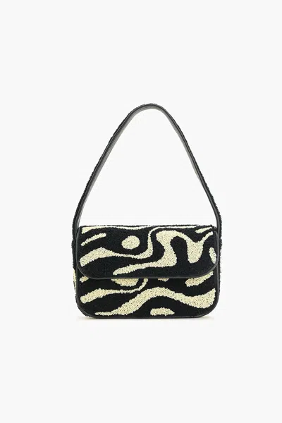 America & Beyond Women's Soho Inked Tufted Shoulder Bag In Black