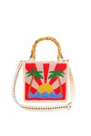 America & Beyond Women's Tropic Like It's Hot Embellished Handbag In Multi In Multi