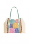 America & Beyond Women's Under My Umbrella Tote In Assorted Colorful Umbrella In Multi
