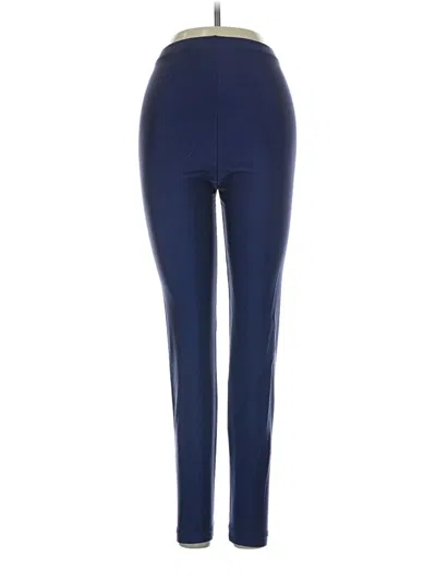Pre-owned American Apparel Active Pants In Blue