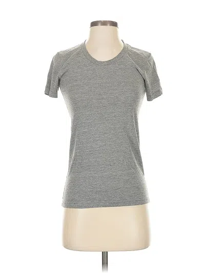 Pre-owned American Apparel Active T-shirt In Gray