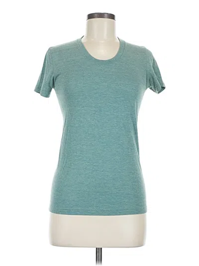 Pre-owned American Apparel Active T-shirt In Blue