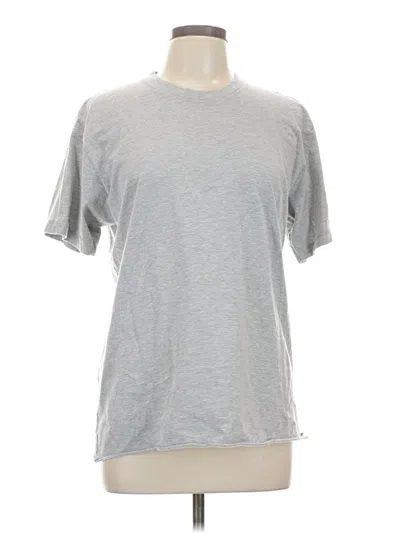 Pre-owned American Apparel Active T-shirt In Silver