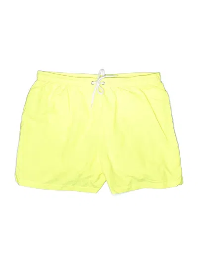 Pre-owned American Apparel Athletic Shorts In Yellow