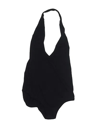 Pre-owned American Apparel Bodysuit In Black