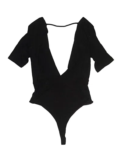 Pre-owned American Apparel Bodysuit In Black