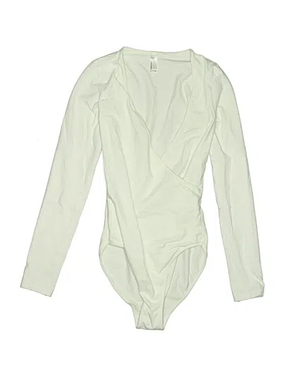 Pre-owned American Apparel Bodysuit In Ivory
