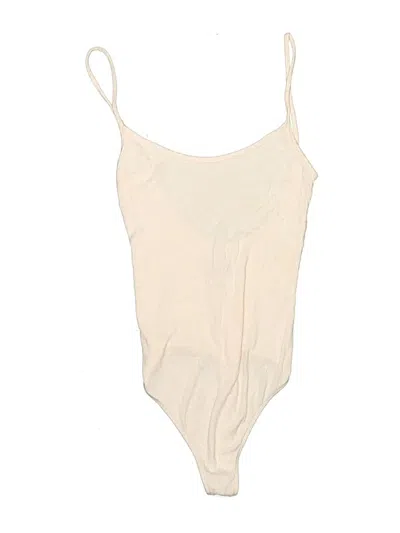 Pre-owned American Apparel Bodysuit In Ivory
