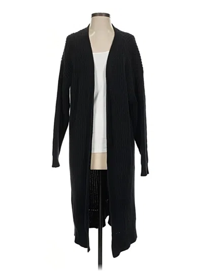 Pre-owned American Apparel Cardigan Sweater In Black