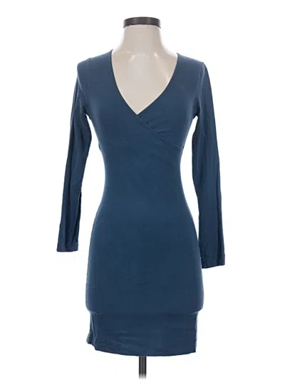 Pre-owned American Apparel Casual Dress In Blue