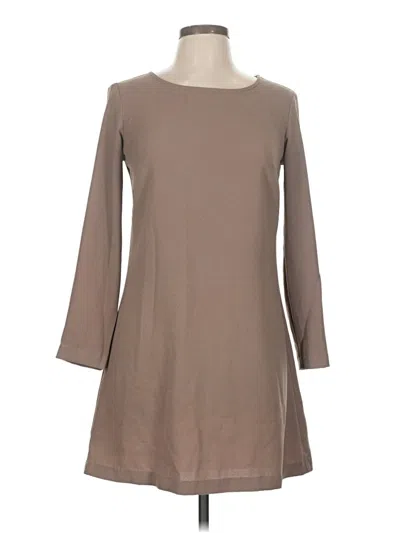 Pre-owned American Apparel Casual Dress In Brown