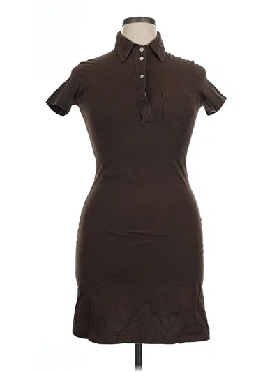 Pre-owned American Apparel Casual Dress In Brown
