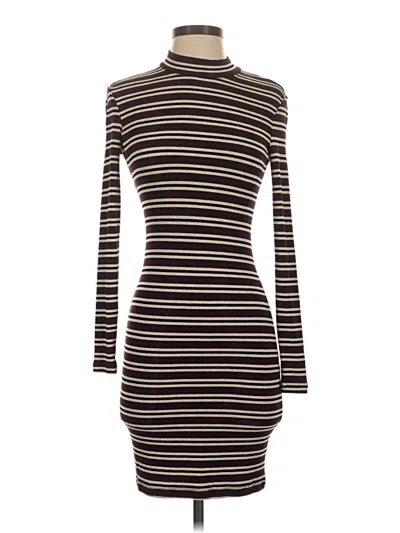 Pre-owned American Apparel Casual Dress In Brown